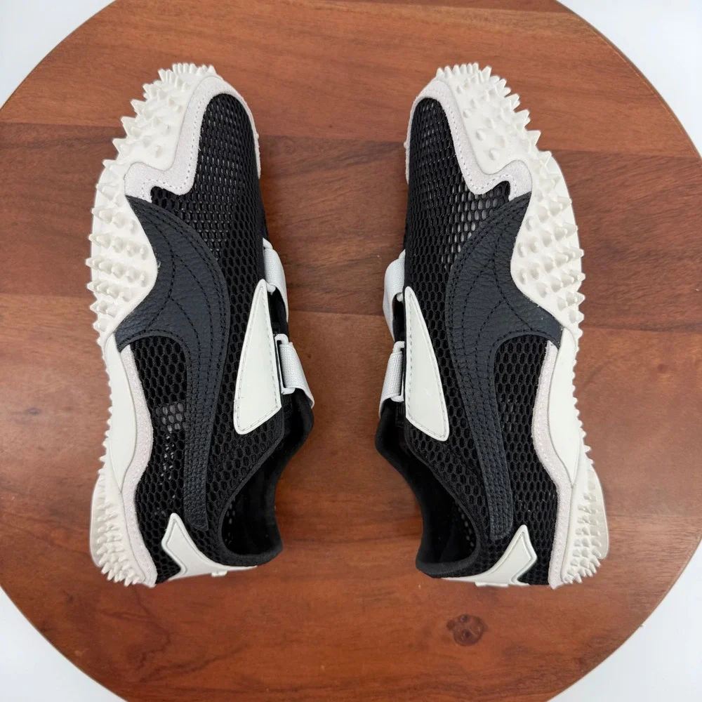 Puma Mostro‎ Mesh Chunky Sole Sneakers Vapor Gray Black 403568-01 Women's Size 7